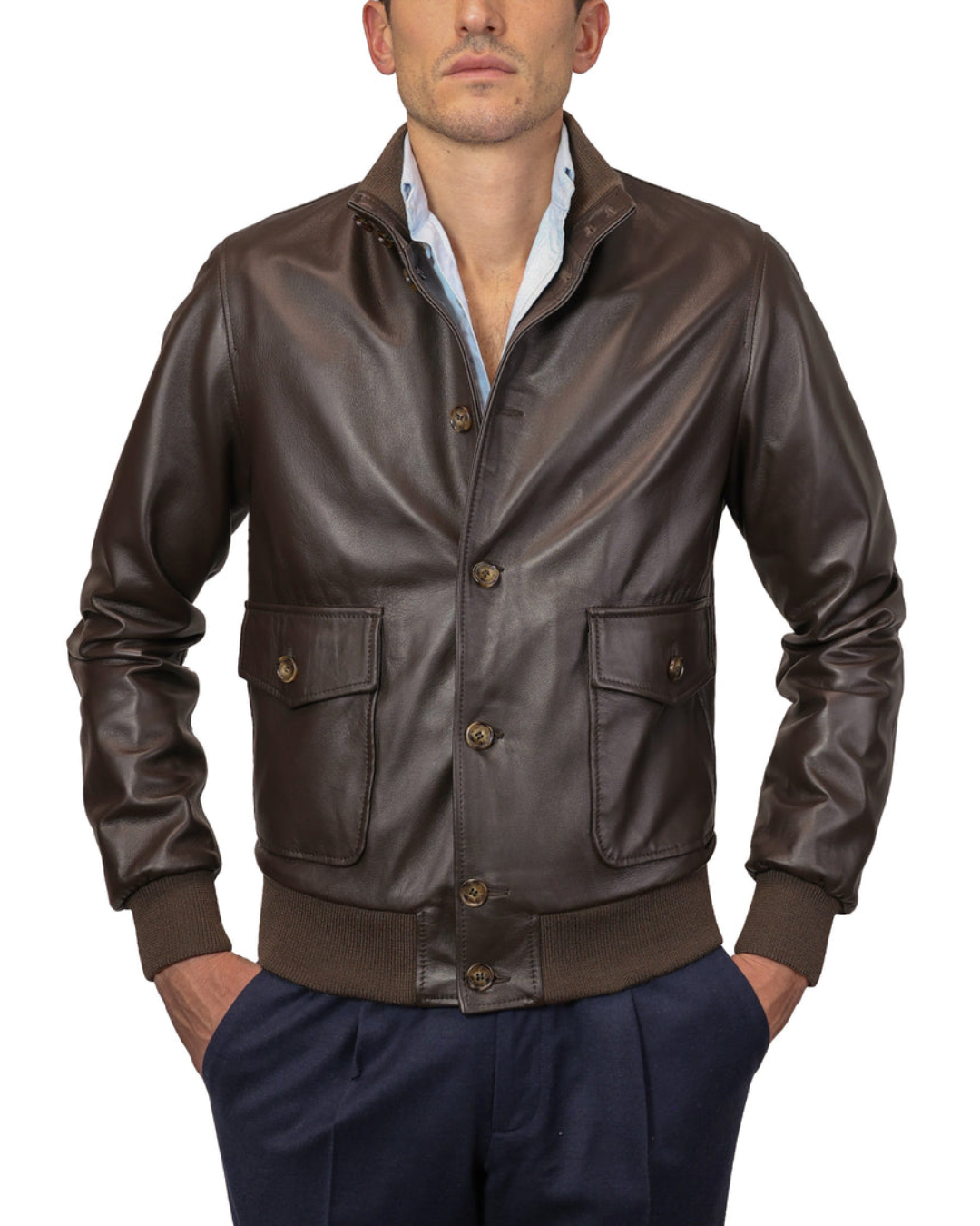 Casaco térmico para homem com forro isolante.