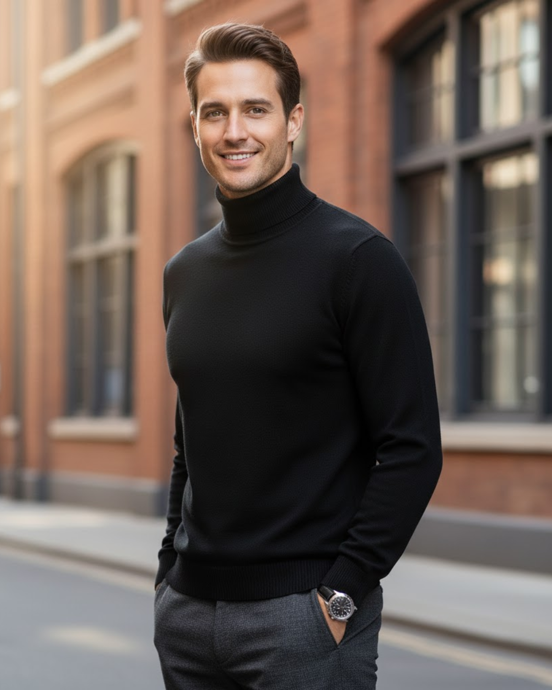 Camisola Premium de Fibra Extra Suave para Homem 