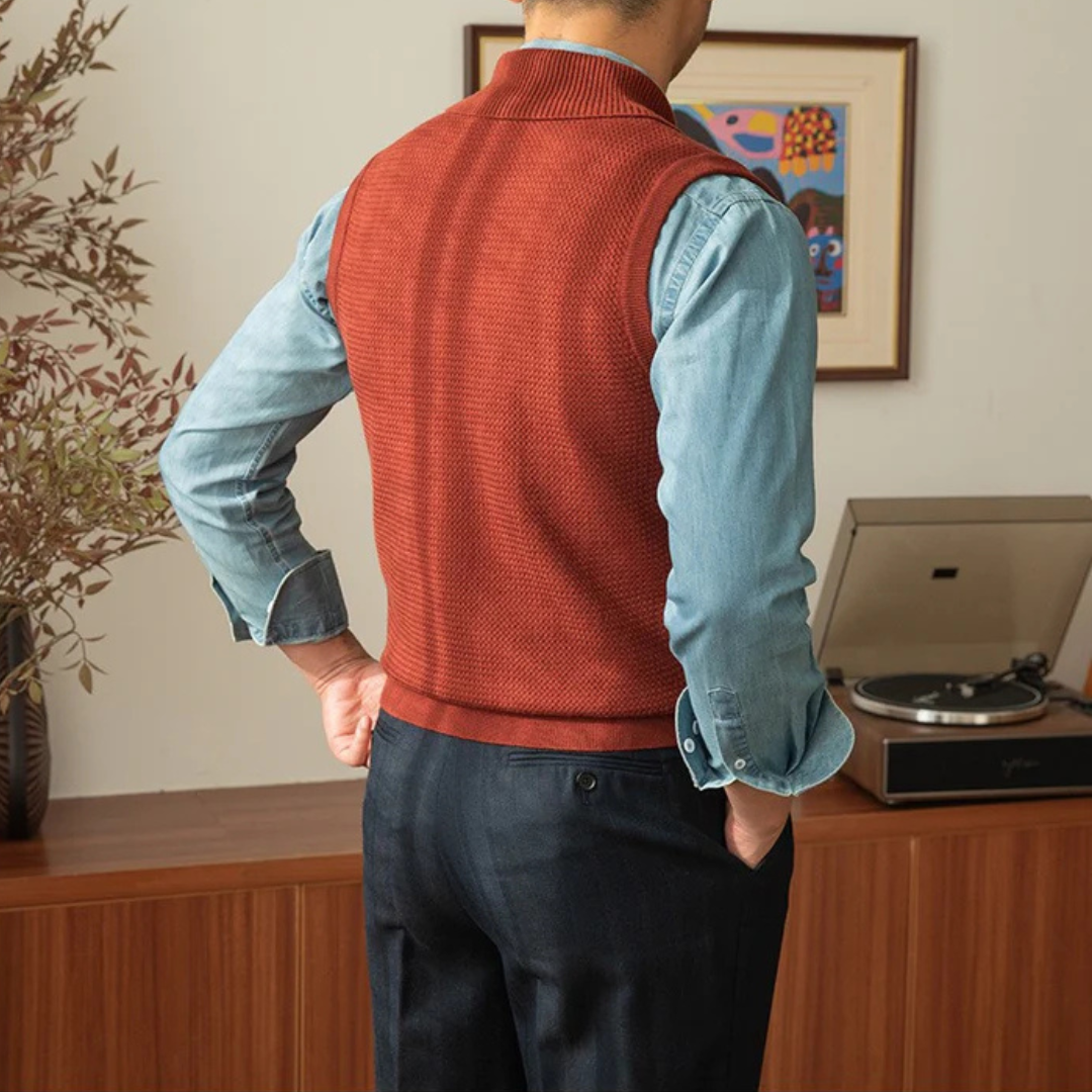 Casaco Malha Elegante e Fine Fit para Homem 