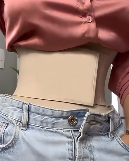 Cinta modeladora de cintura com suporte abdominal. 