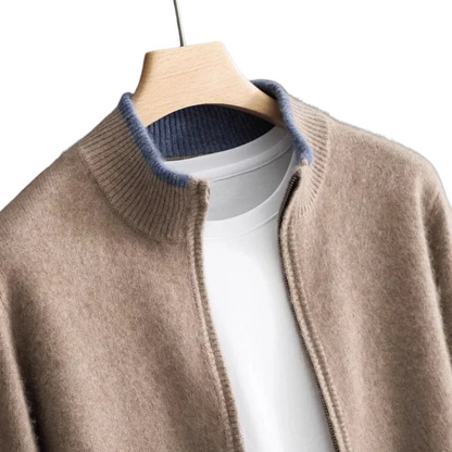 Casaco Malha com Data de Corrida Elegante para Homem 