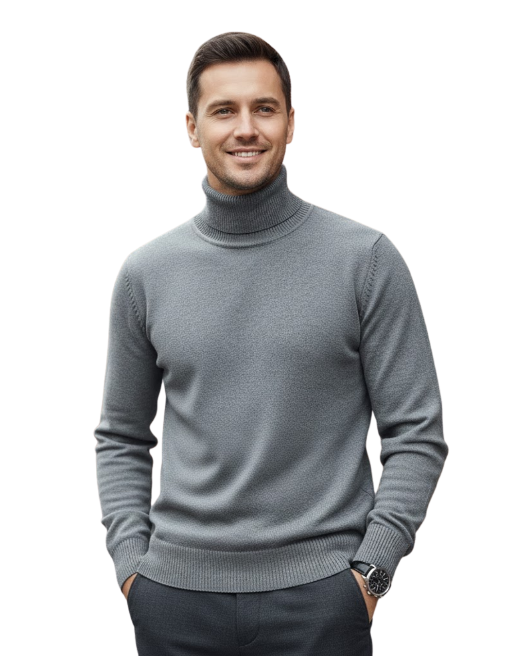 Camisola Premium de Fibra Extra Suave para Homem 