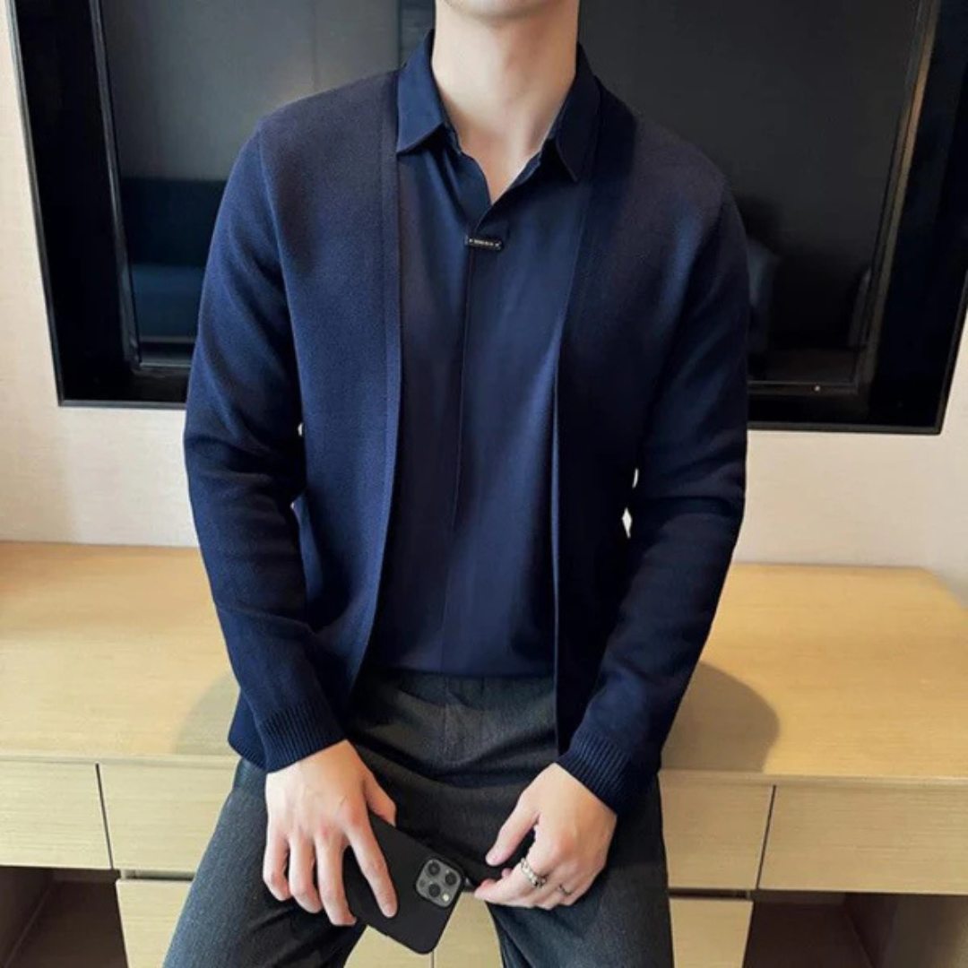 Casaco Moderno de Duas Peças Falso para Homem 