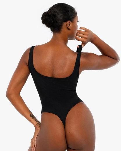 Body com Controlo da Abdomem e Interior em Renda para Mulher