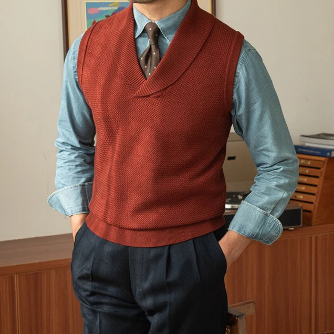 Casaco Malha Elegante e Fine Fit para Homem 