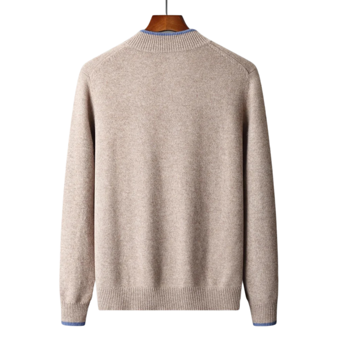 Casaco Malha com Data de Corrida Elegante para Homem 