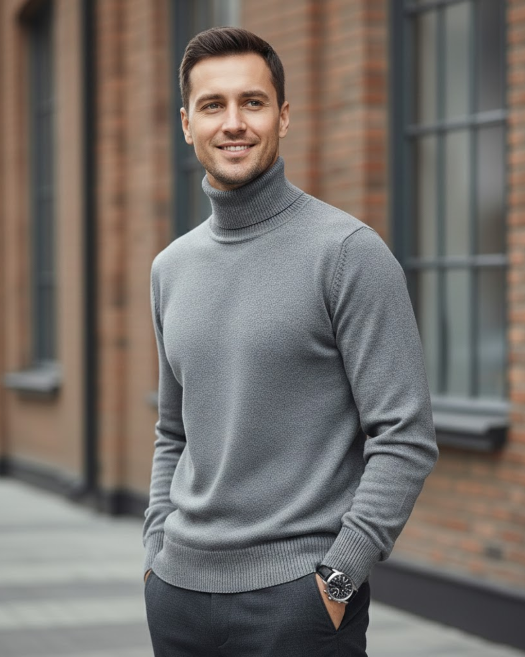 Camisola Premium de Fibra Extra Suave para Homem 