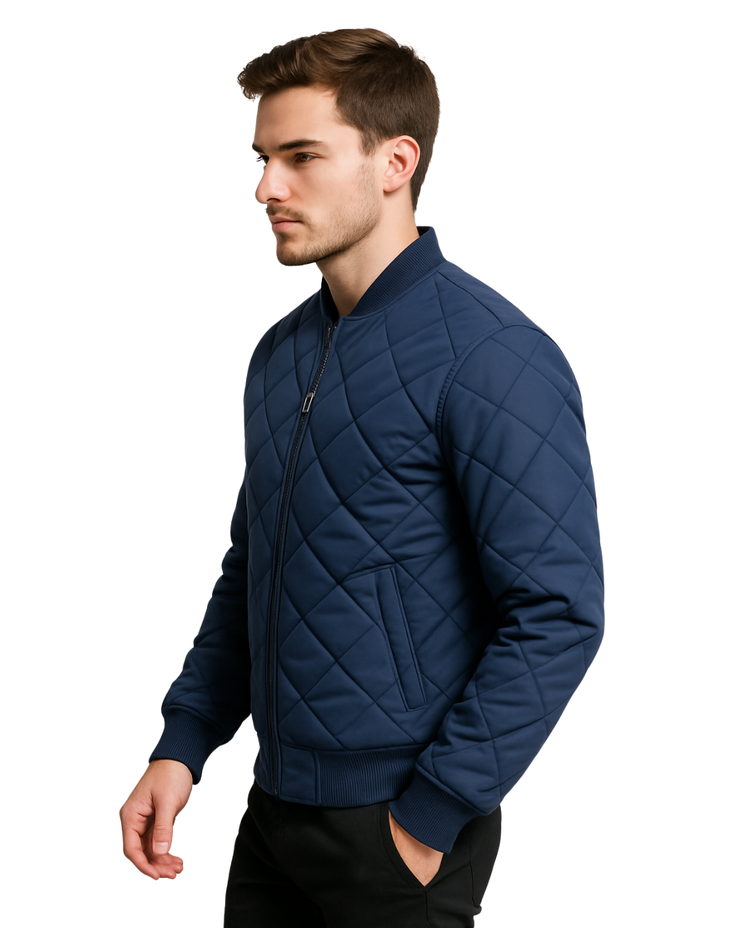 Casaco bomber acolchoado para homem