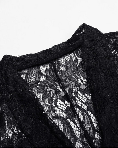 Blazer de Renda Elegante para Mulher