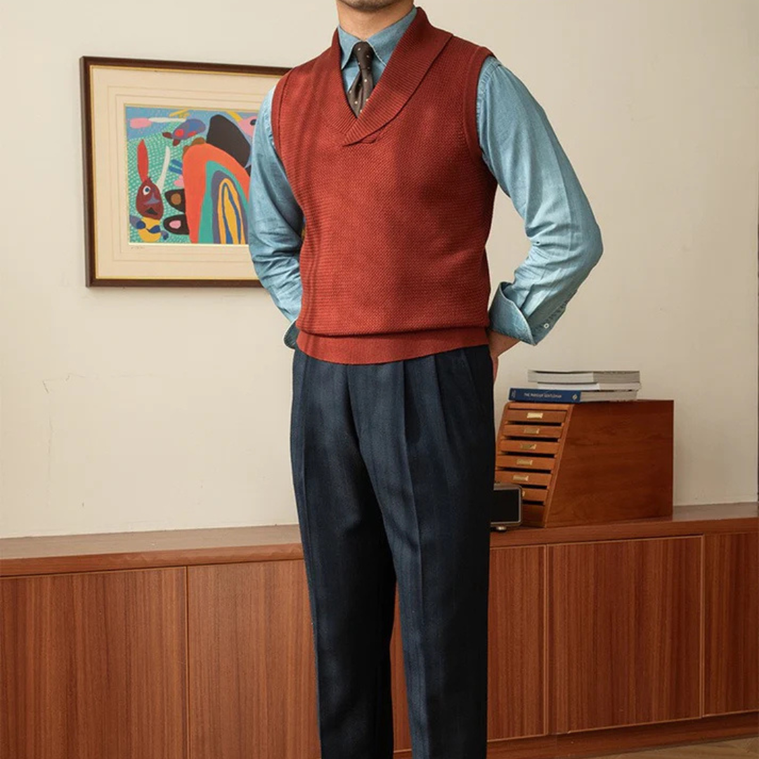 Casaco Malha Elegante e Fine Fit para Homem 