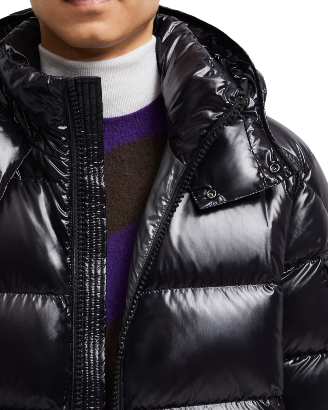 Casaco acolchoado elegante unissex 