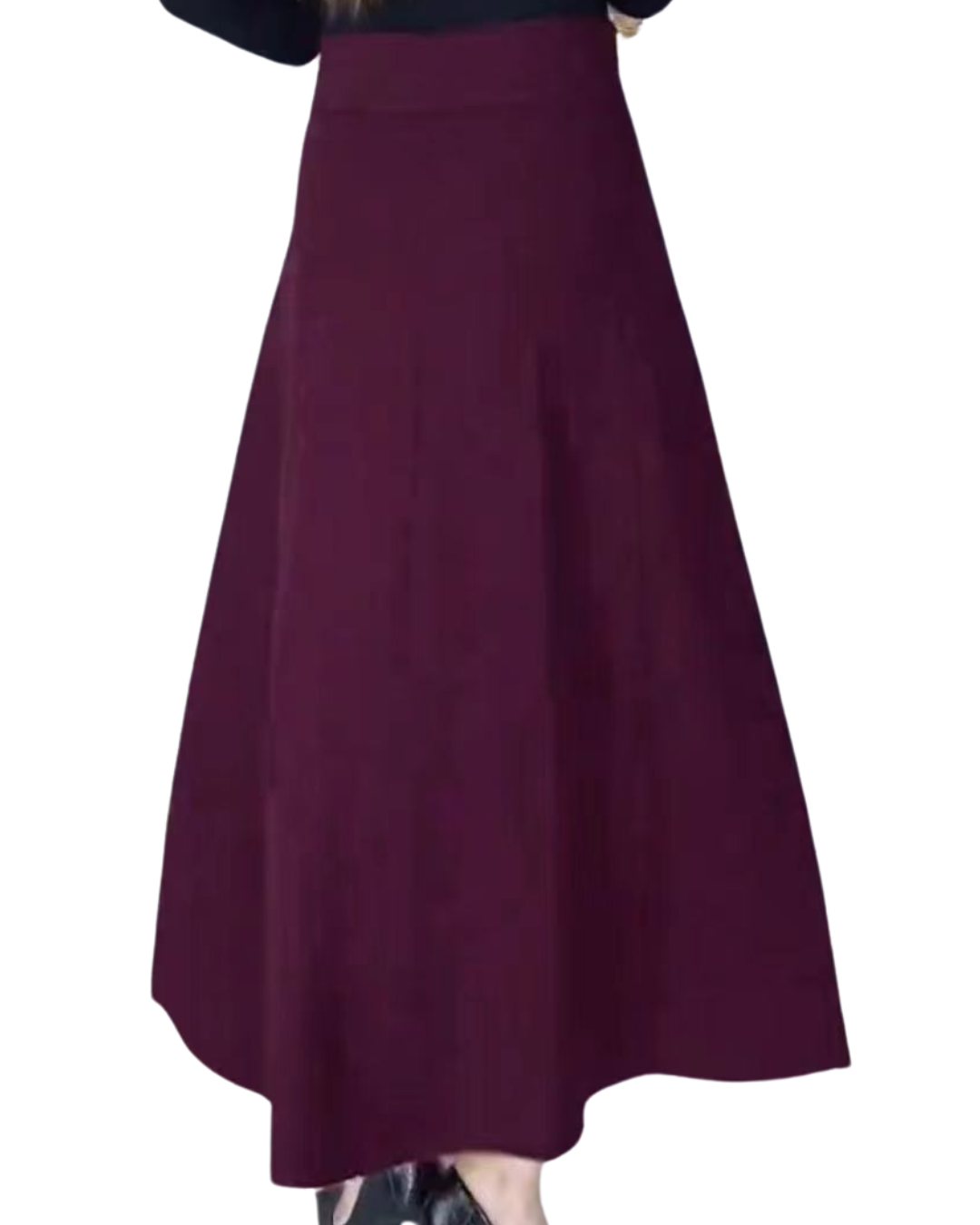 Vestido comprido para menina com 8 folhos. 