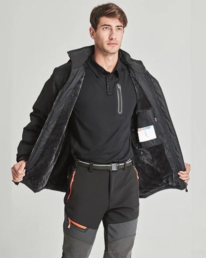 Casaco de Inverno para Homem com Forro Interior Quente