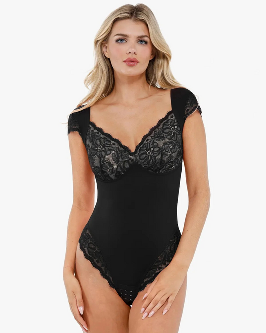 Body para modelo ou Body com copa modeladora e manga curta 