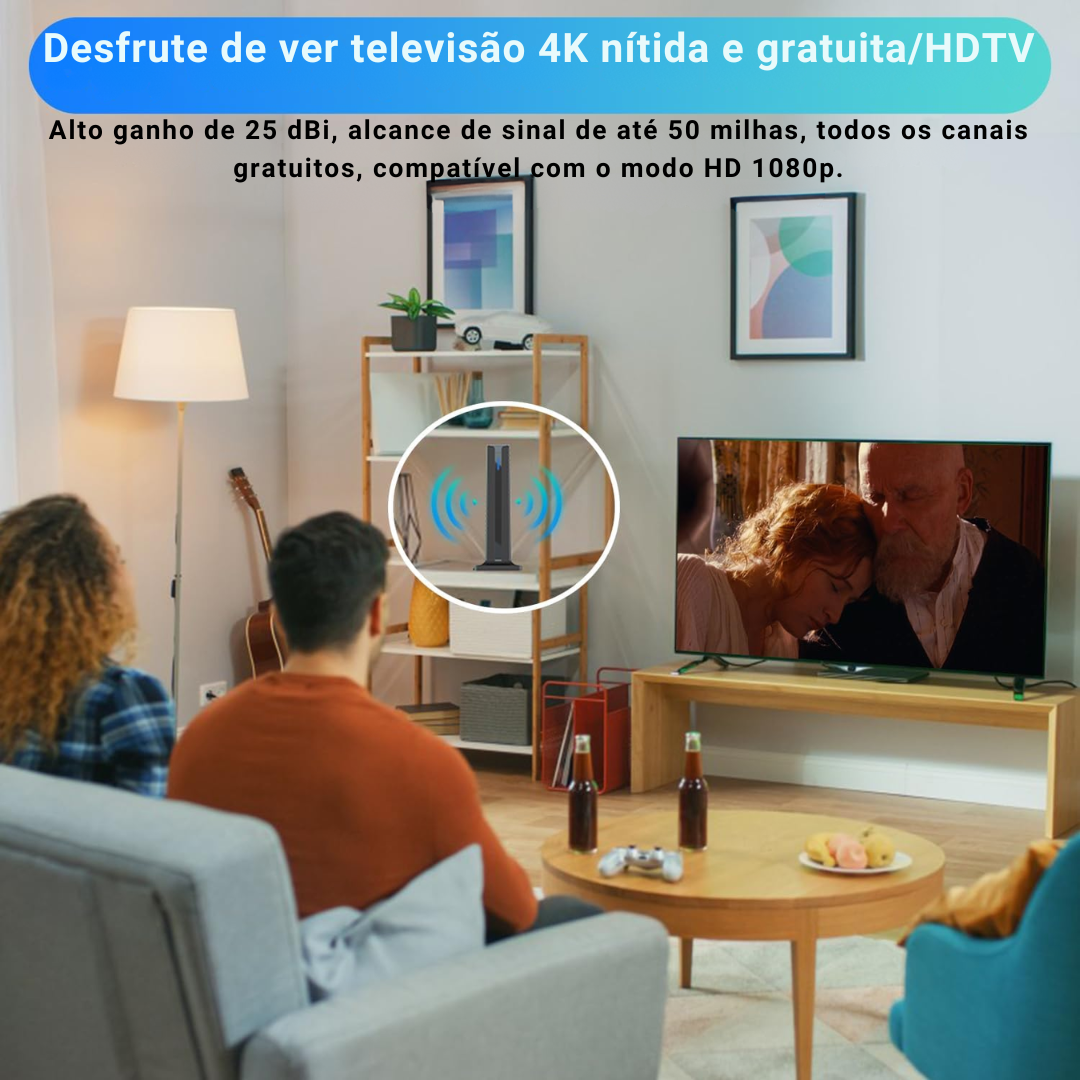 Antena digital de acesso gratuito e com alta definição