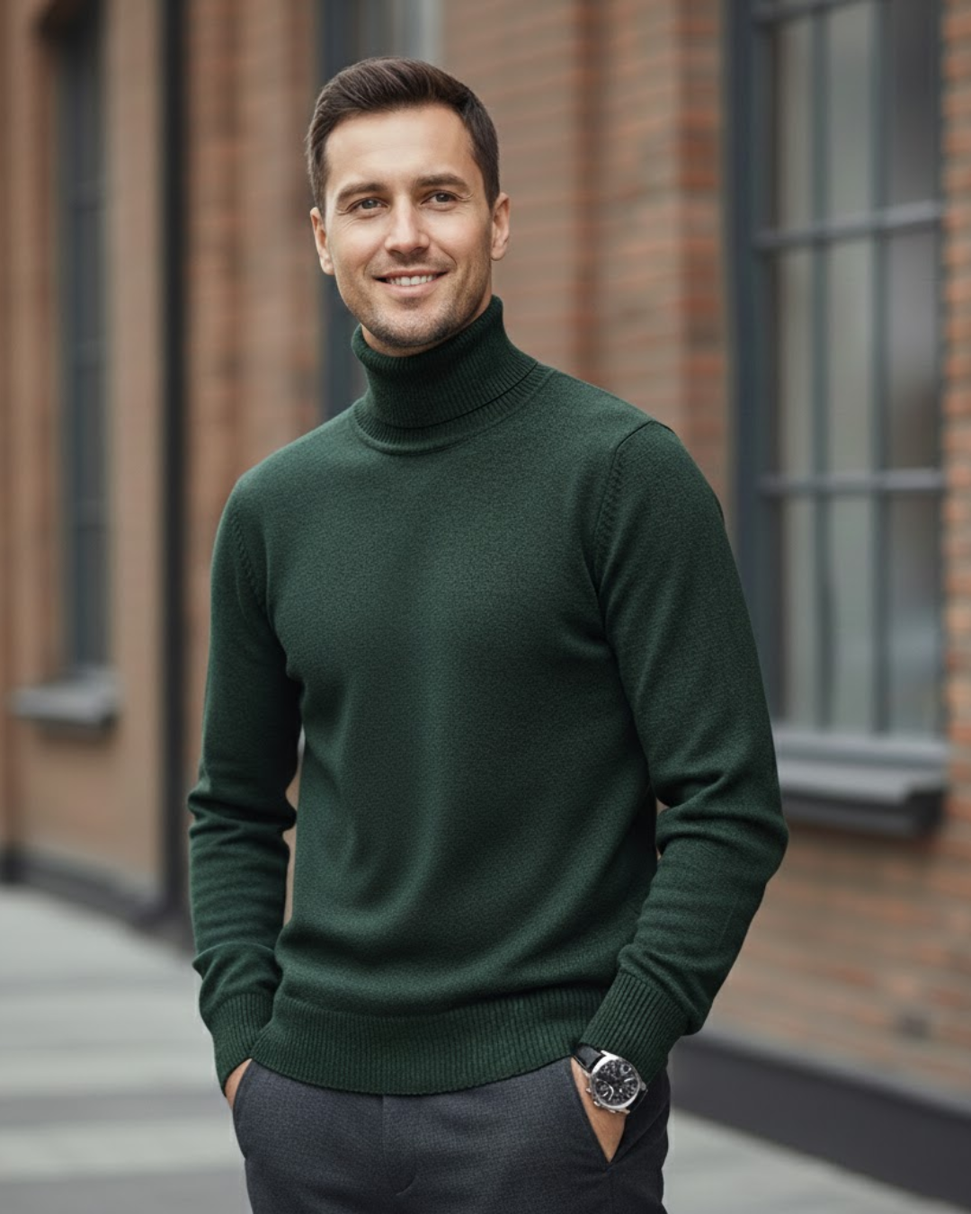 Camisola Premium de Fibra Extra Suave para Homem 