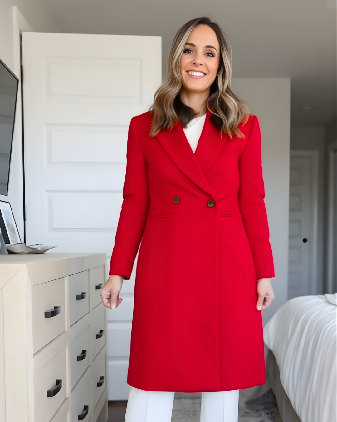 Casaco de lã para mulher