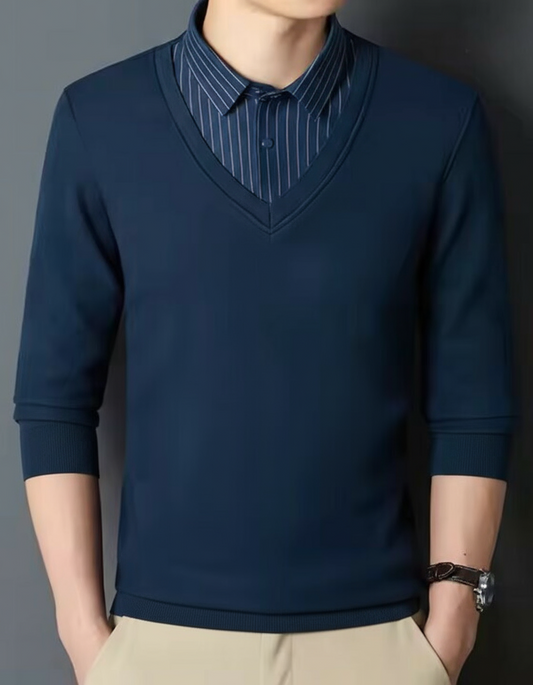 Casaco térmico com mangas comprimidas para homem 