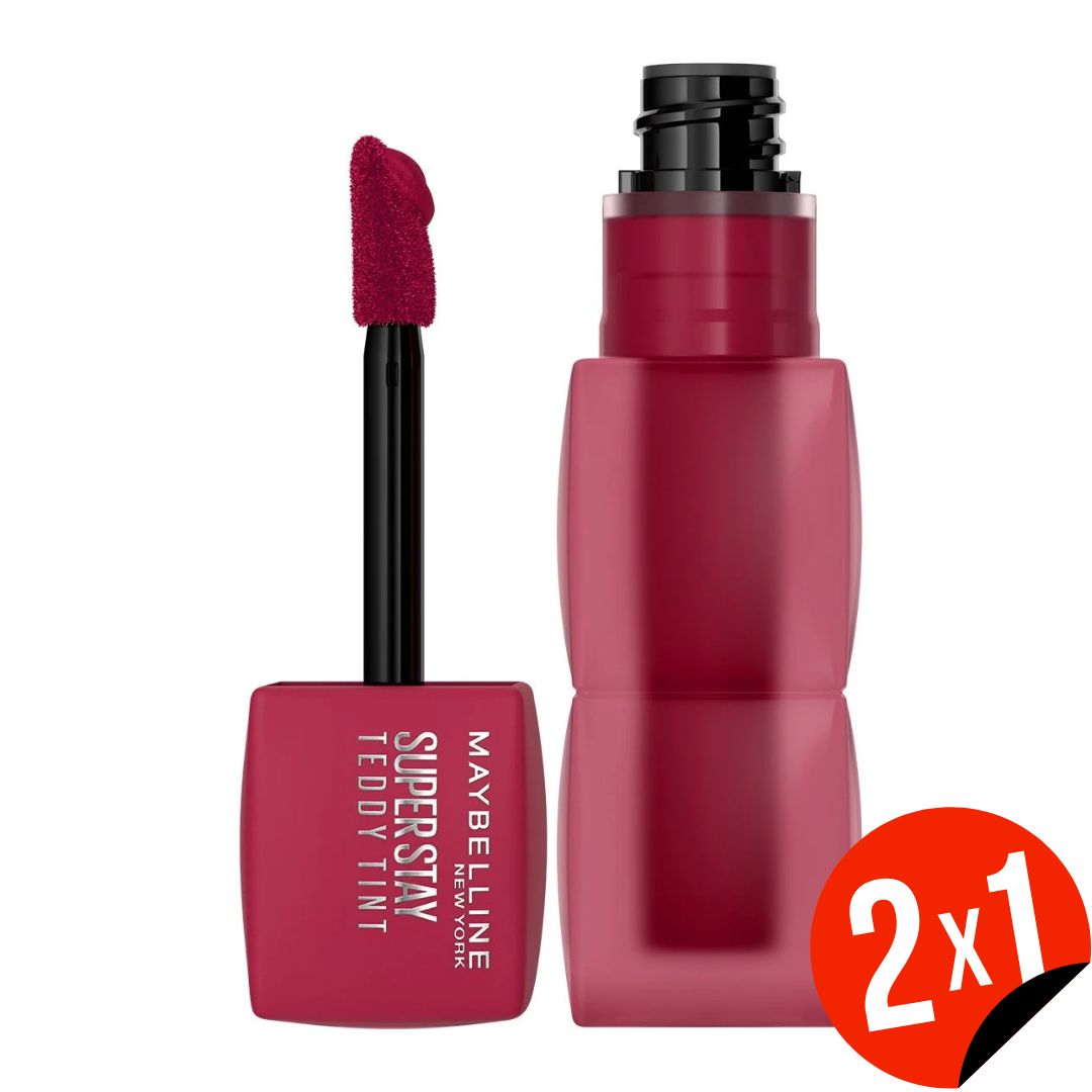 Batom Super Stay Teddy com efeito difuminado (OFERTA 2X1)